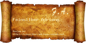 Feinsilber Adrienn névjegykártya